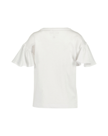 SHIRT MET WIJDE MOUW WIT, BEACH GIRLS