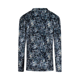 LONGSLEEVE AOP, BLAUW