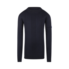 PULLOVER, DONKERBLAUW