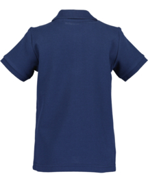 POLO DONKER BLAUW, BASICS