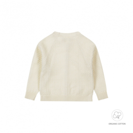 BABY VESTJE KNITWEAR, CREME