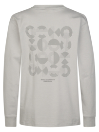 LONGSLEEVE MET BACKPRINT, GRIJS