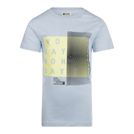 T-SHIRT, LICHT BLAUW