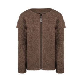 VEST, DONKER TAUPE