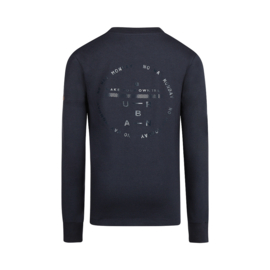 LONGSLEEVE, DONKER BLAUW