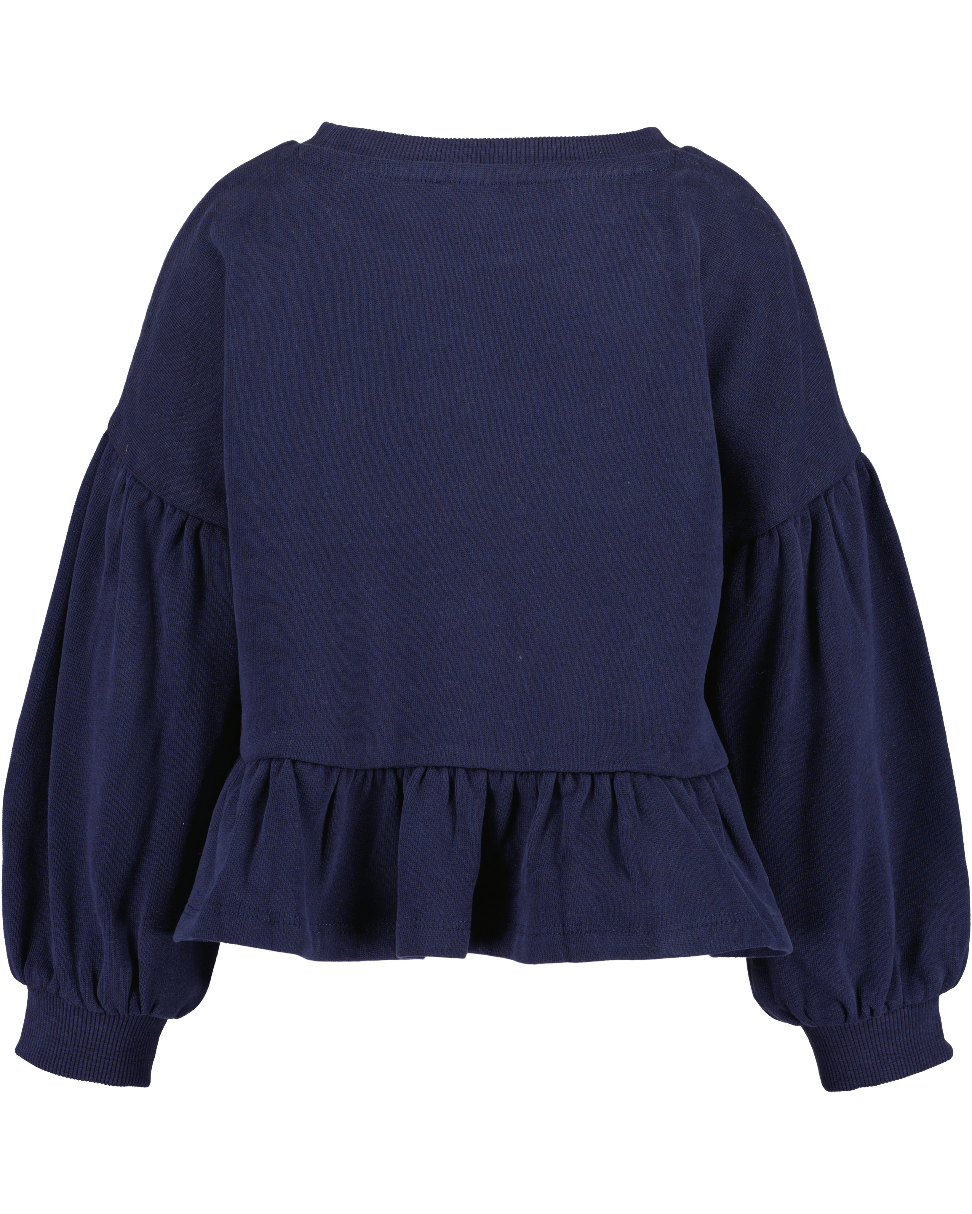 SWEATER FLOWERS, NACHTBLAUW