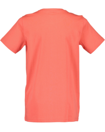 SHIRT MET PRINT, ROOD