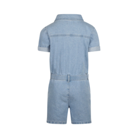 KORTE JUMPSUIT, JEANS BLAUW