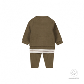 3-DELIGE SET,GRIJS GROEN