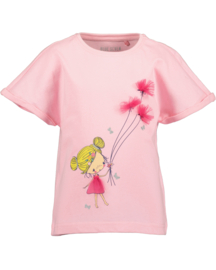SHIRT ROZE, FLOWERS