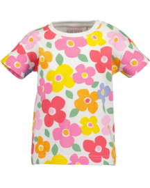 SHIRT MET BLOEMENPRINT, BUGS & FLOWERS