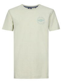 SHIRT MET PETROL LOGO & BACK PRINT, SALIE GROEN