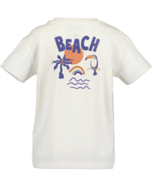 SHIRT MET BACK PRINT OFF-WHITE, BEACH VIBES