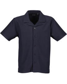 JERSEY BLOUSE, MARINE BLAUW