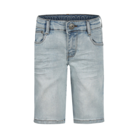 KORTE SPIJKERBROEK, JEANS BLAUW