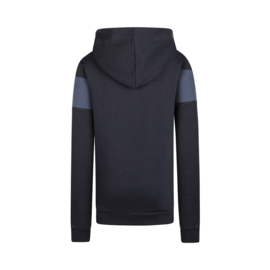 HOODIE GESTREEPT, DONKER BLAUW