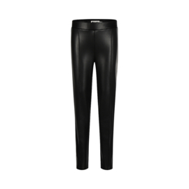 TREGGING LEDERLOOK, ZWART