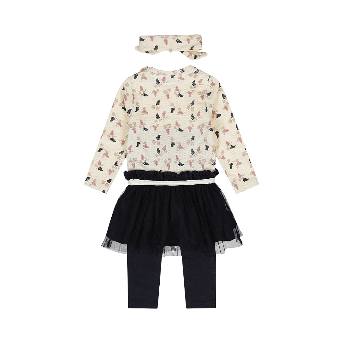 3-DELIGE SET GIRLS AMOUR, OFF-WHITE