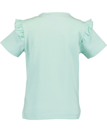 SHIRT MET RUFFLES MINT, LEMON SQUEEZY
