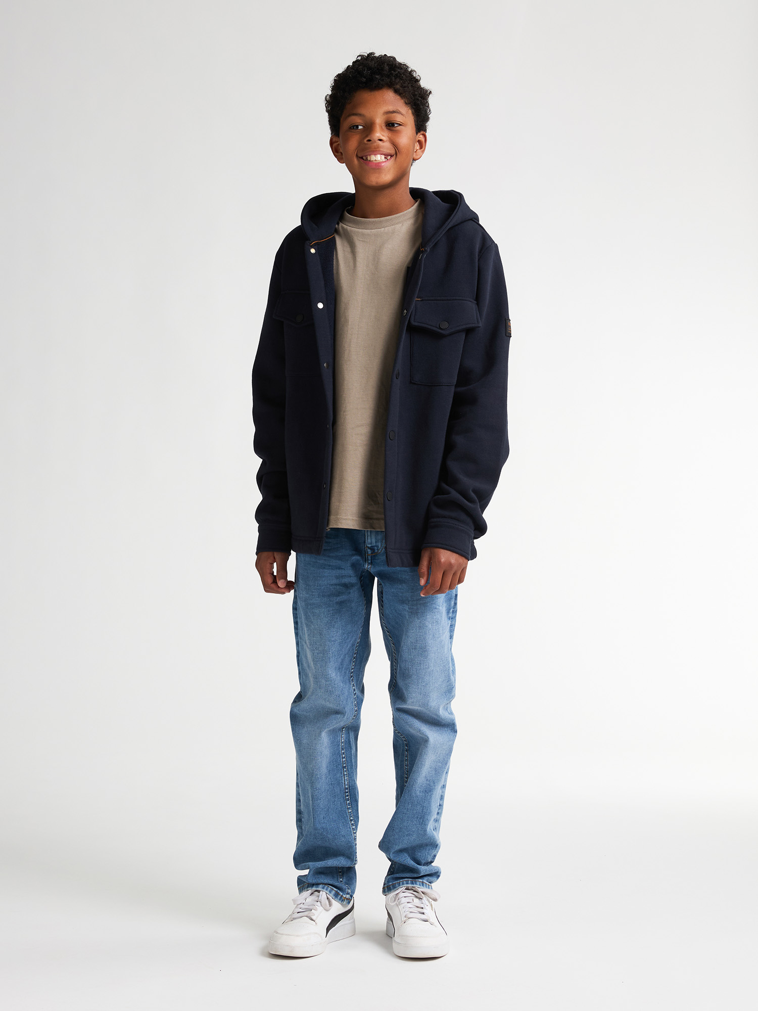 HOODIE, ROYAL NAVY