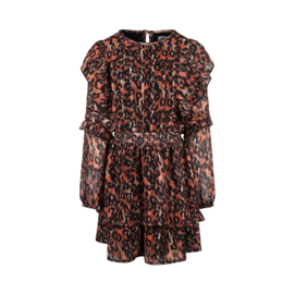 MESH JURK, MULTICOLOR