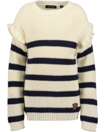 GESTREEPTE TRUI OFF-WHITE , TEDDY