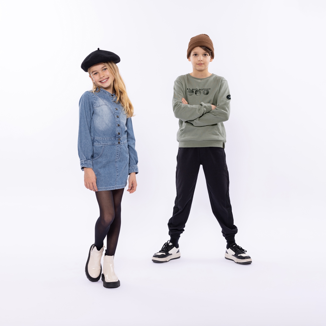 SWEATER, GRIJS GROEN