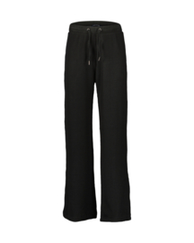 JOGGINGBROEK WIDE LEG, ZWART
