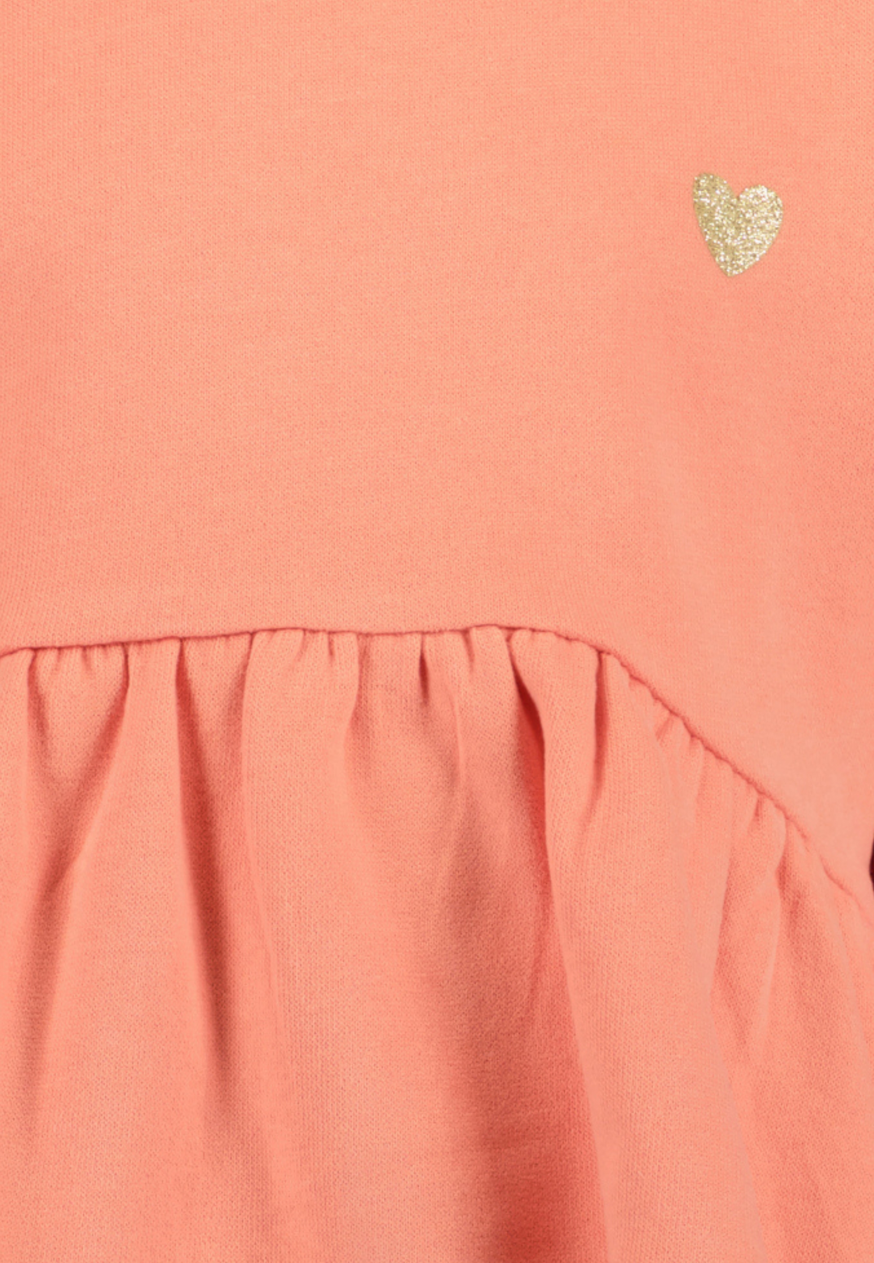 SWEATER FLOWERS, MELOEN ORANJE