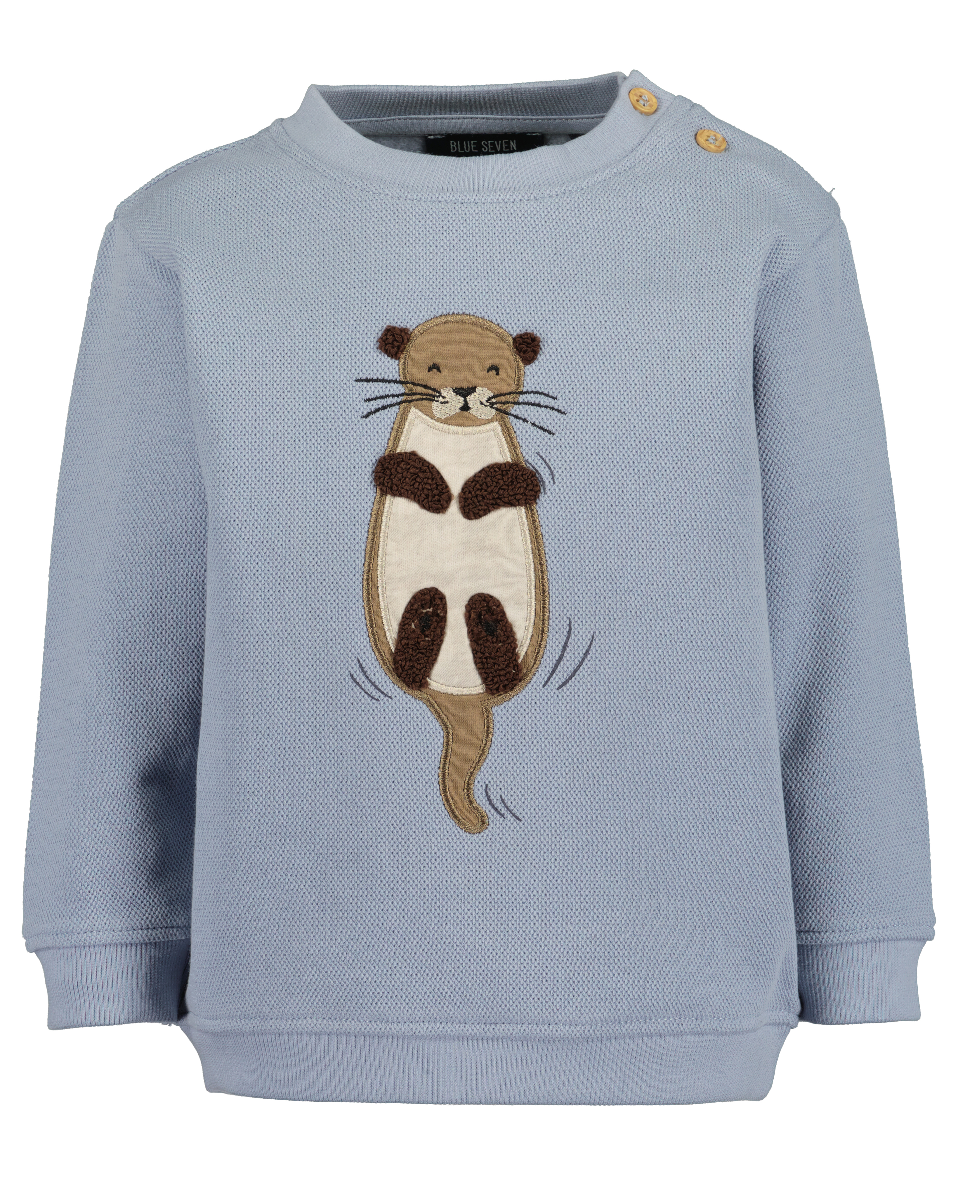 SWEATER OTTER, BLAUW