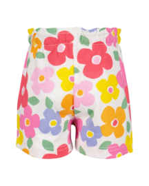 KORT BROEKJE MET BLOEMENPRINT, BUGS & FLOWERS