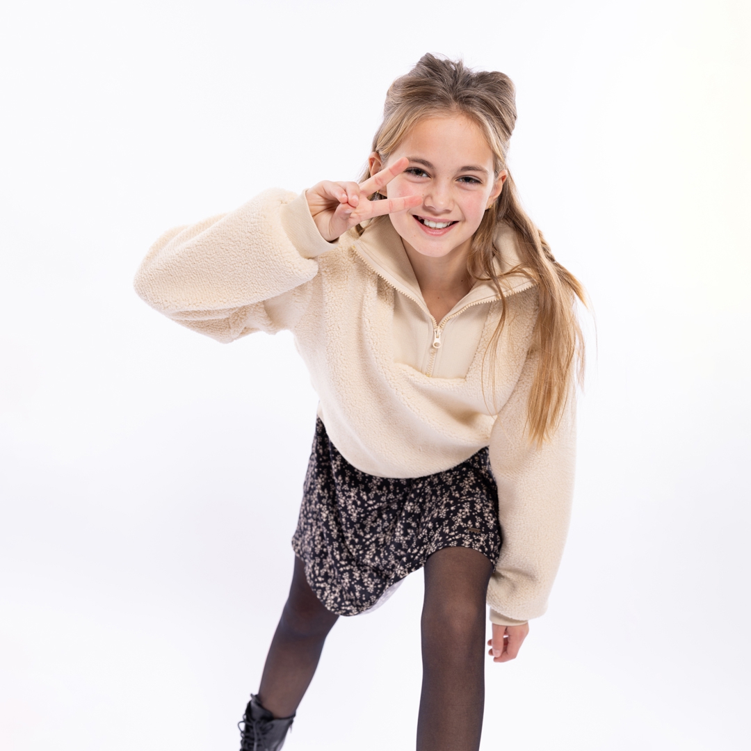 SWEATER TEDDY, BEIGE