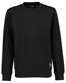SWEATER MET BACKPRINT, ZWART
