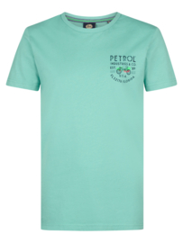 SHIRT MET CLASSIC BACKPRINT, TURQUOISE