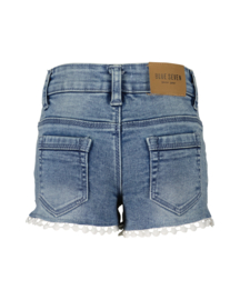 KORT SPIJKERBROEKJE JEANS BLAUW, ESSENTIELS