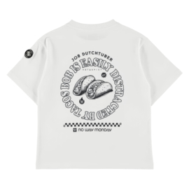 SHIRT LOOSE FIT WIT, JOB DUTCHTUBER