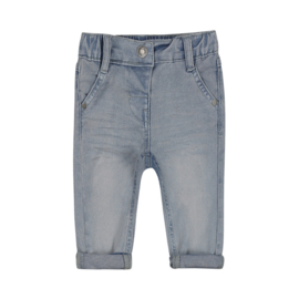 SPIJKERBROEKJE LOOSE FIT BLAUW, OCEAN LIFE
