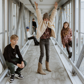 SKINNY JEANS, GRIJS