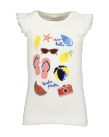 TOP WIT MET PRINT, LA DOLCE VITA
