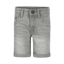 KORTE SPIJKERBROEK, JEANS GRIJS