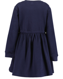 SWEATDRESS DONKERBLAUW , TEDDY