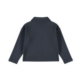 POLO LONGSLEEVE BLAUW, ALPINE CLUB