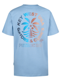 SHIRT RELAXED FIT, LICHT BLAUW