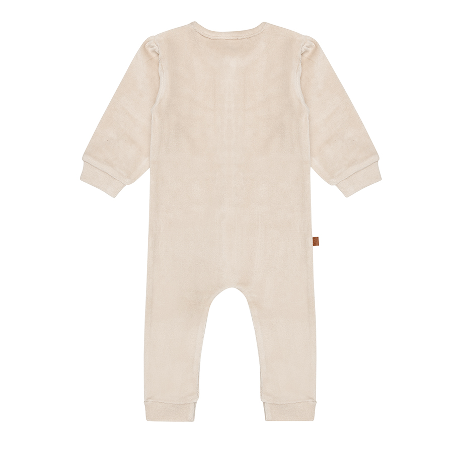ONESIE VELVET BEIGE, FOLLOW YOUR HEART