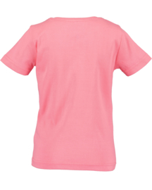 SHIRT ROZE MET REGENBOOG PRINT, UNICORN