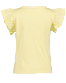 SHIRT MET VEEGPAILETTEN GEEL, LEMON SQUEEZY