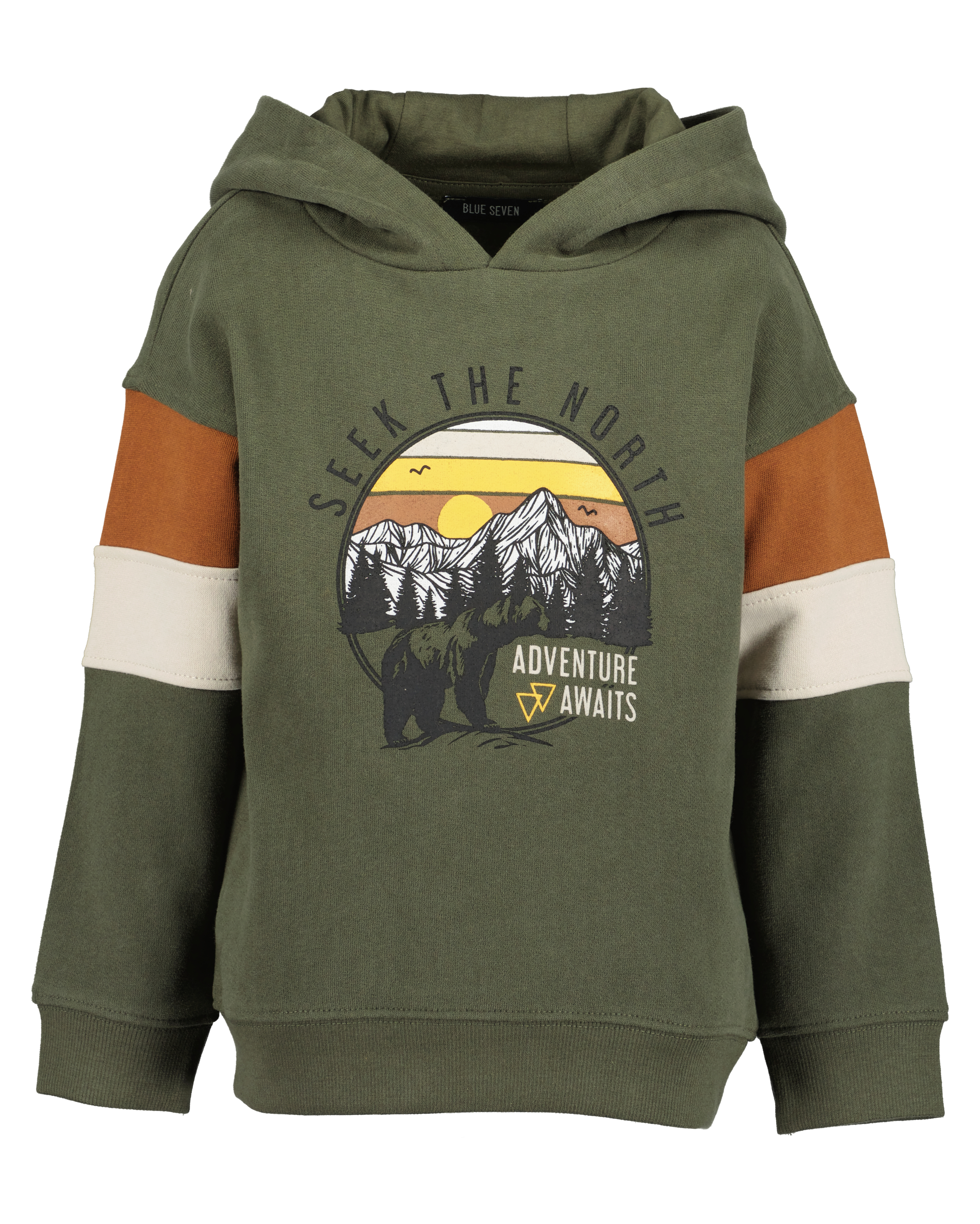 HOODIE BEAR, LEGERGROEN
