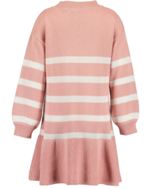 GESTREEPTE JURK KNITWEAR, SOFT FLOWER