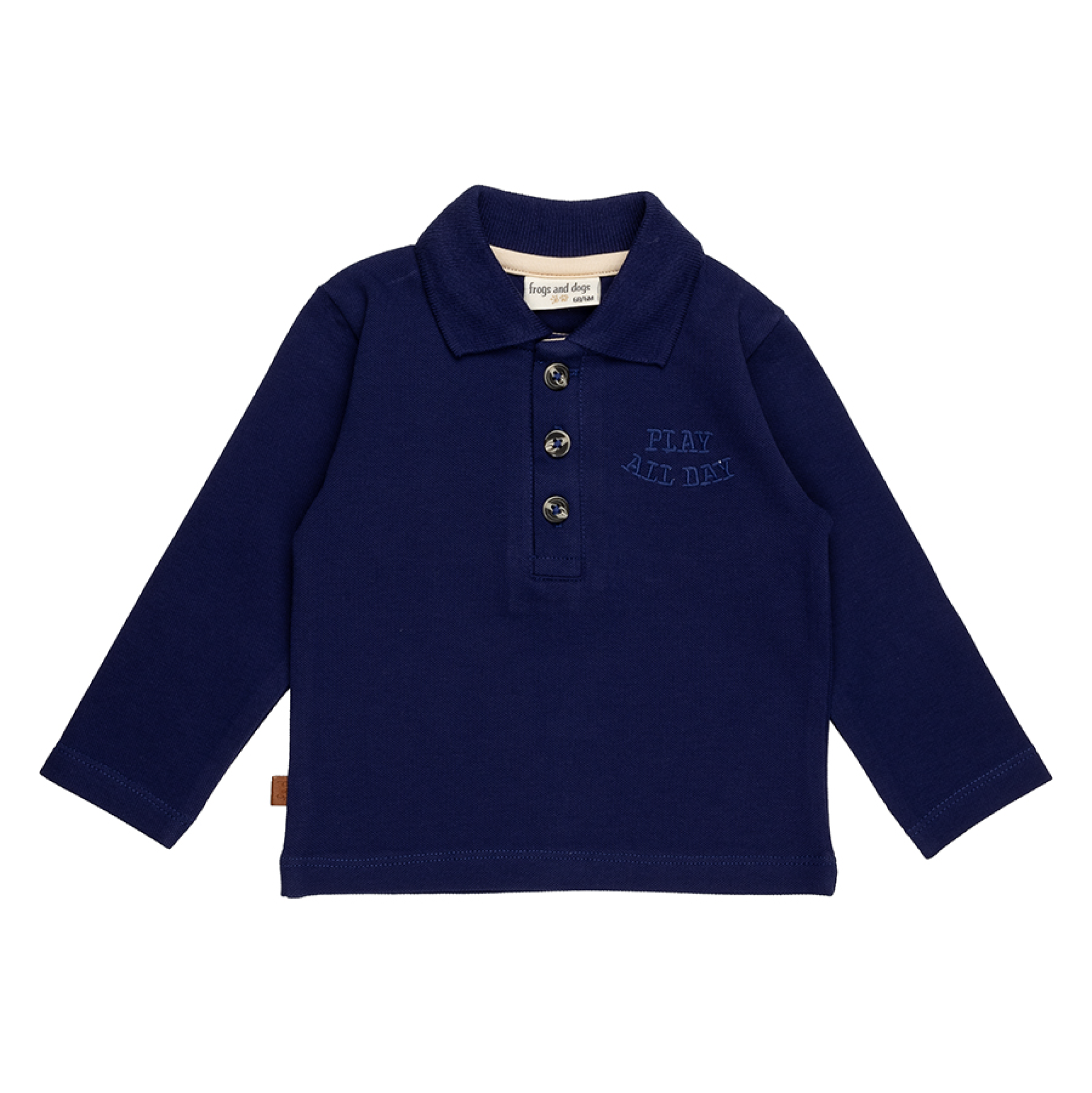 POLO BLAUW, PLAY ALL DAY