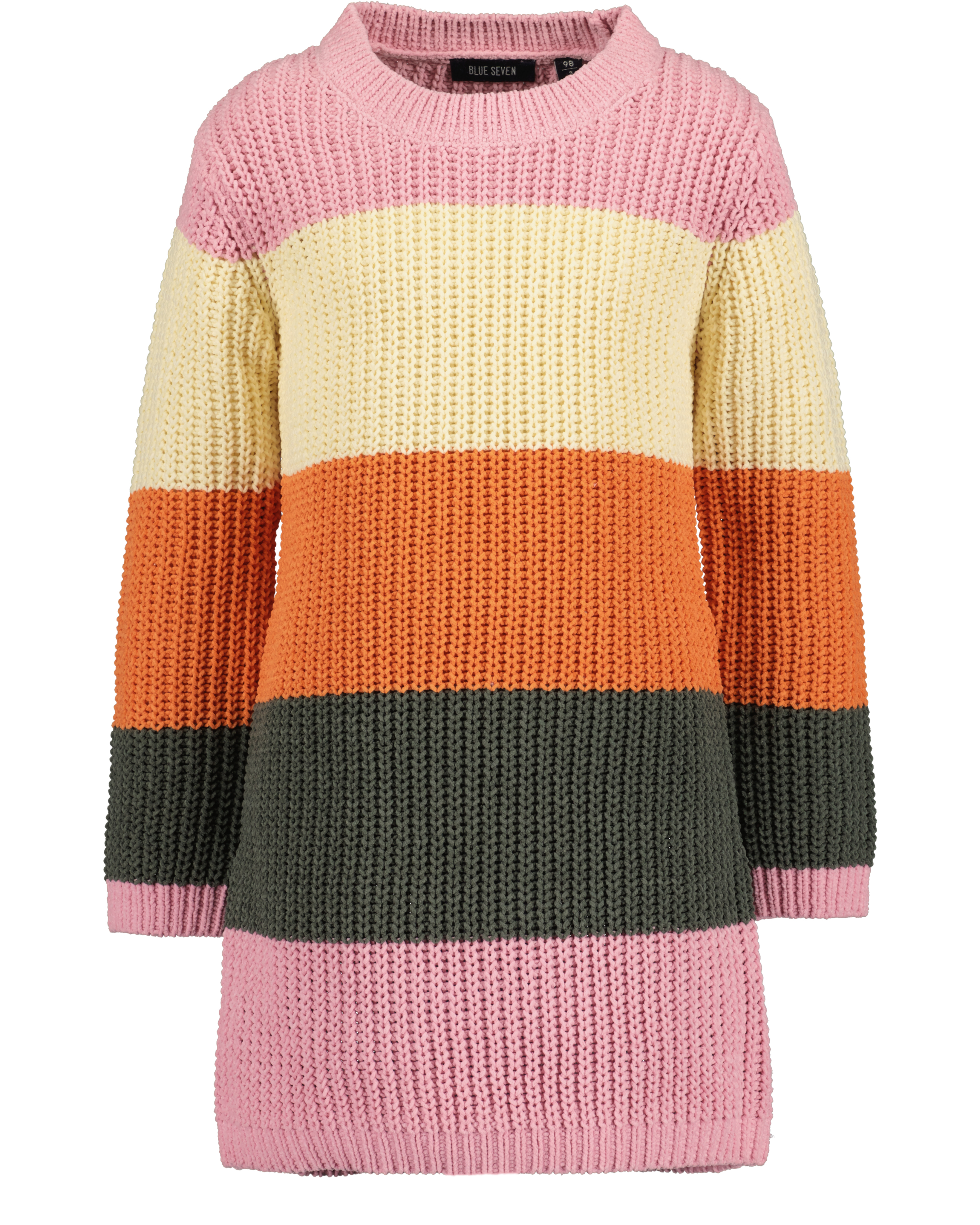 JURK GESTREEPT FLOWERS, MULTICOLOR